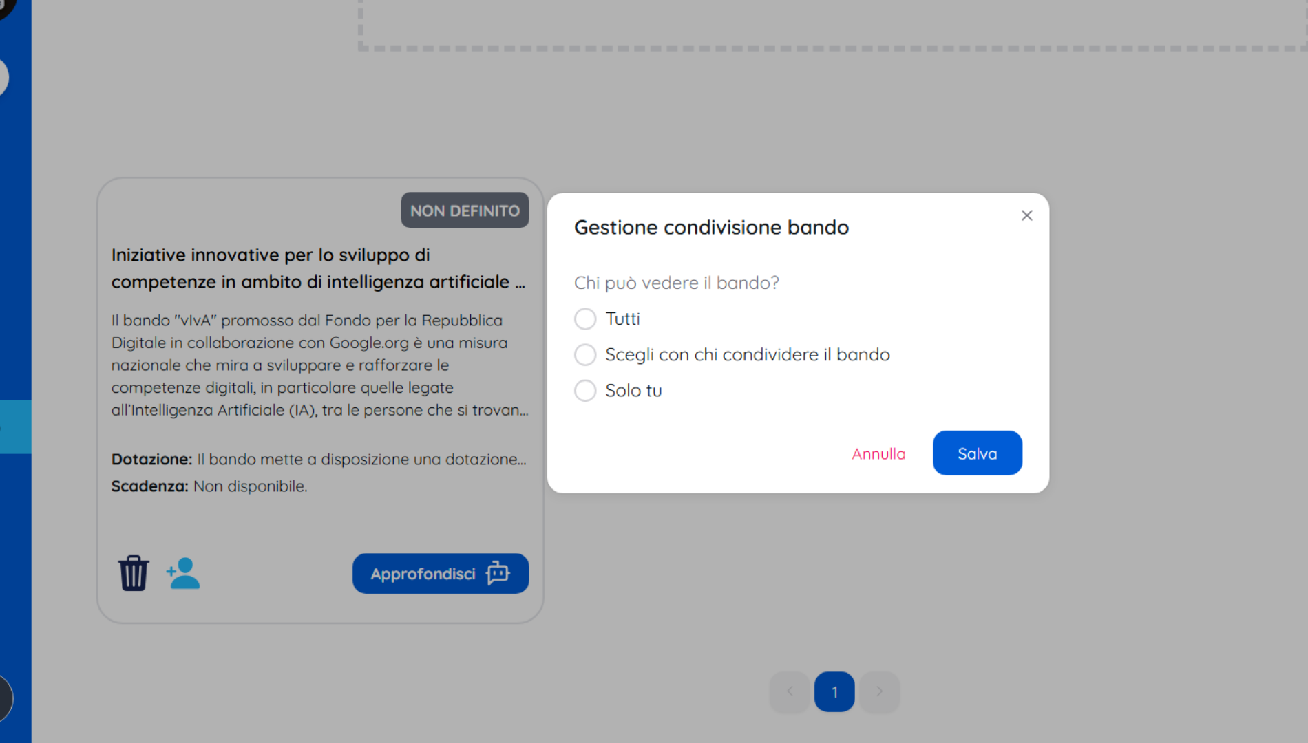 Un unico spazio per te e il tuo team